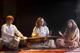 Debashish Bhattacharya, slide guitar; Anandi Bhattacharya, vocal; Subhasis Bhattacharya, tabla